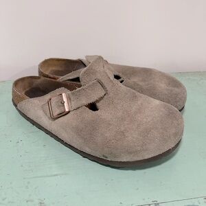 Birkenstock taupe Boston clog mens size 10 43